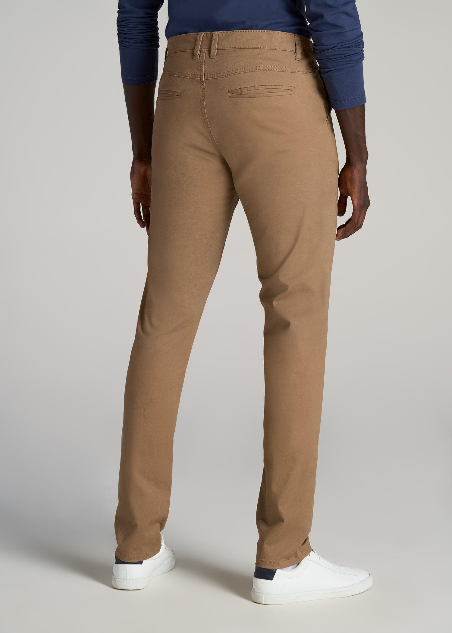 Carman TAPERED Chinos in Russet Brown - Pants for Tall Men Male Product Image