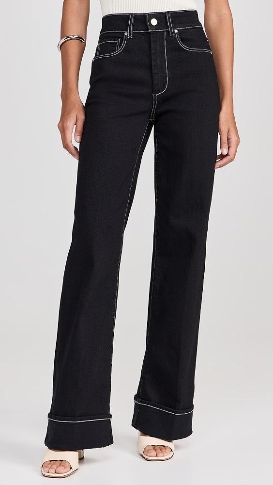 PAIGE Sasha Wide Cuff Jeans | Shopbop Product Image