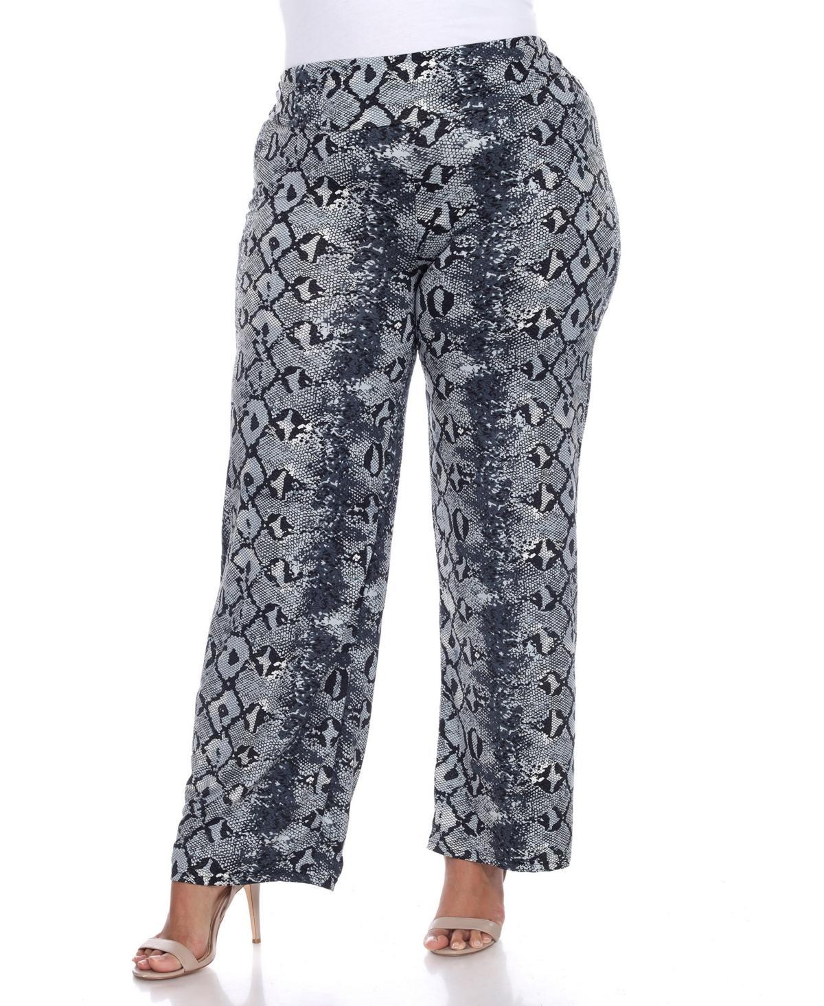 Plus Size Printed Palazzo Pants Product Image