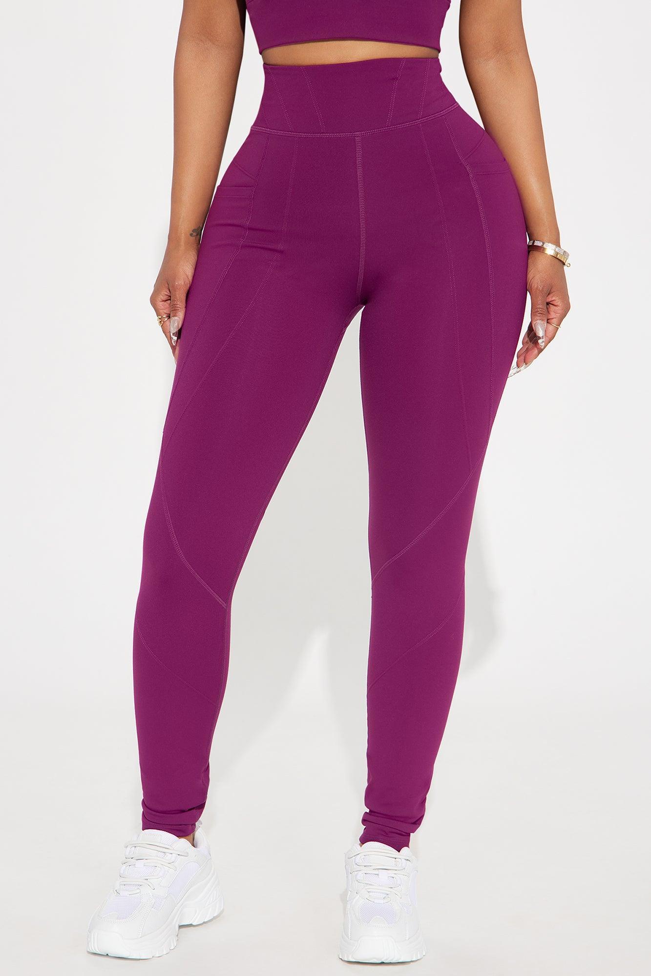 Energy Surge Super Soft Legging - Plum Product Image