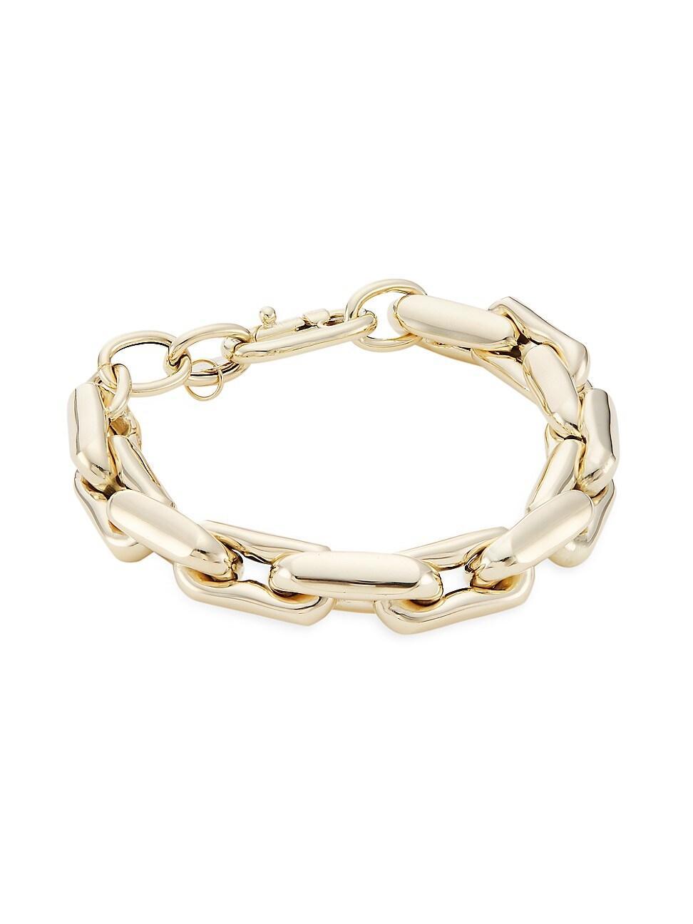 Womens 14K Yellow Gold Medium Chain Bracelet Product Image