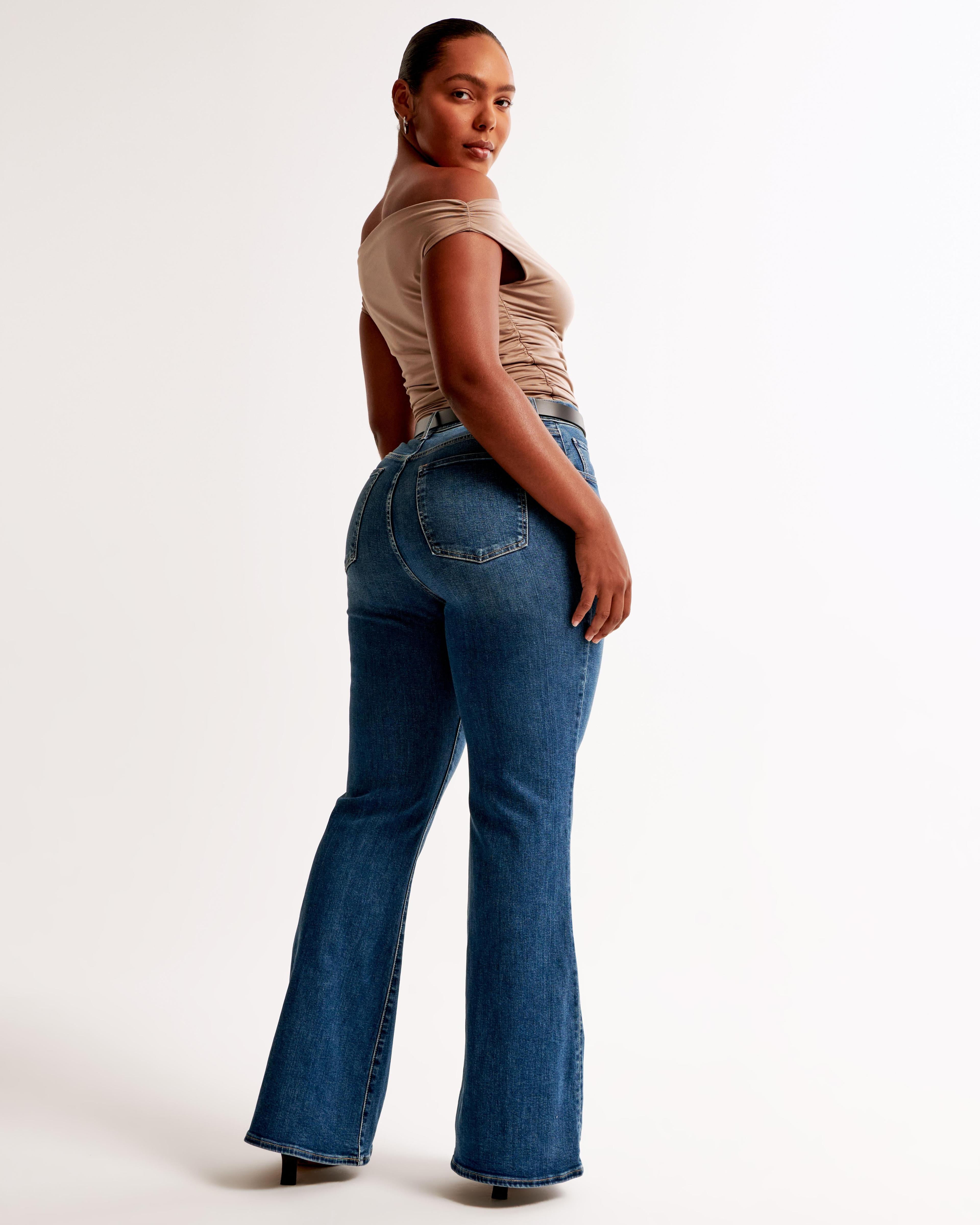 Curve Love Ultra High Rise Stretch Flare Jean Product Image