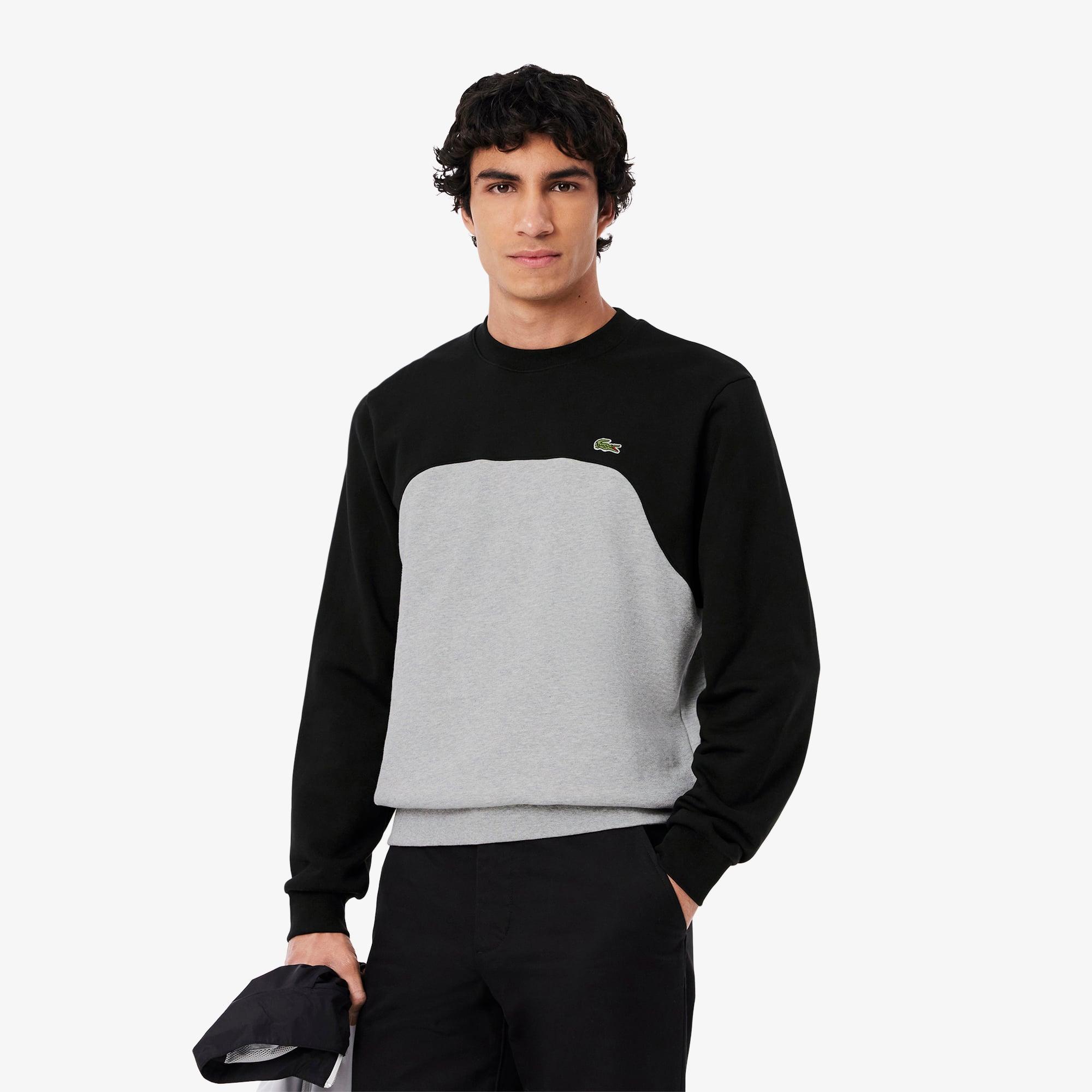 Colour-Block Cotton Fleece Sweatshirt Product Image