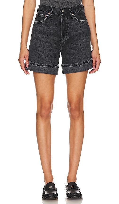 AGOLDE Dame Short in Black Product Image