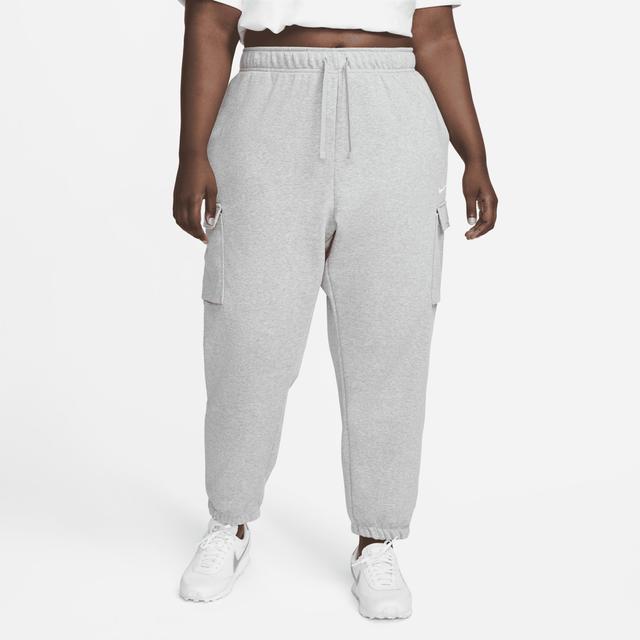 Plus Size Nike Sportswear Club Fleece Cargo Pants, Womens Grey Product Image