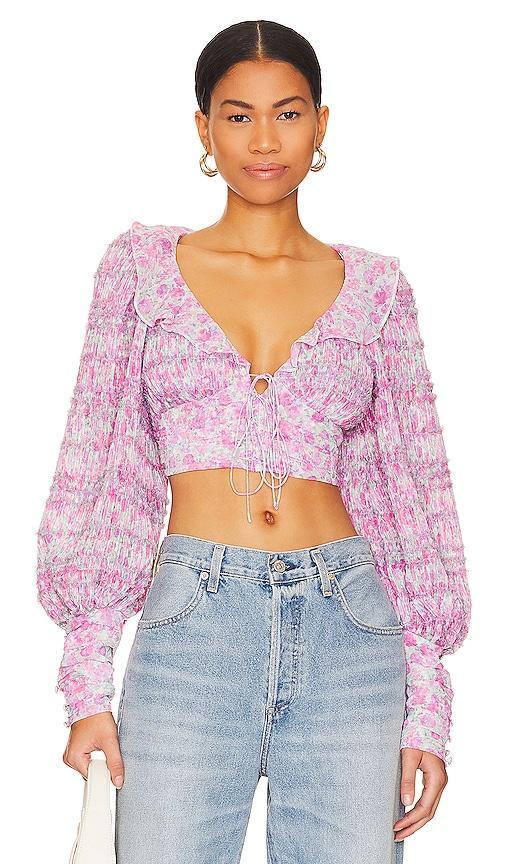 For Love & Lemons Saylor Blouse Size XS. Product Image