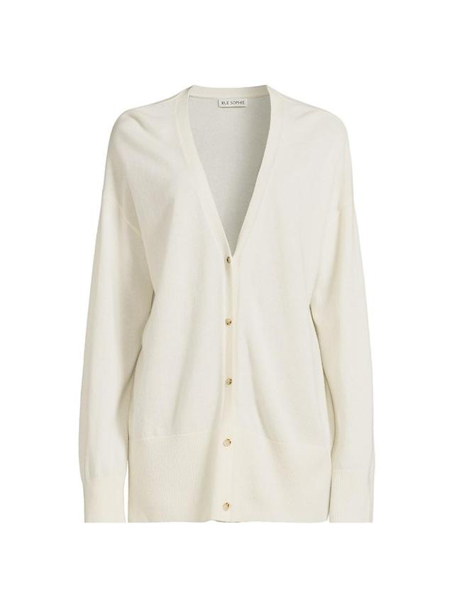 Womens Versailles Wool-Cashmere Cardigan Product Image