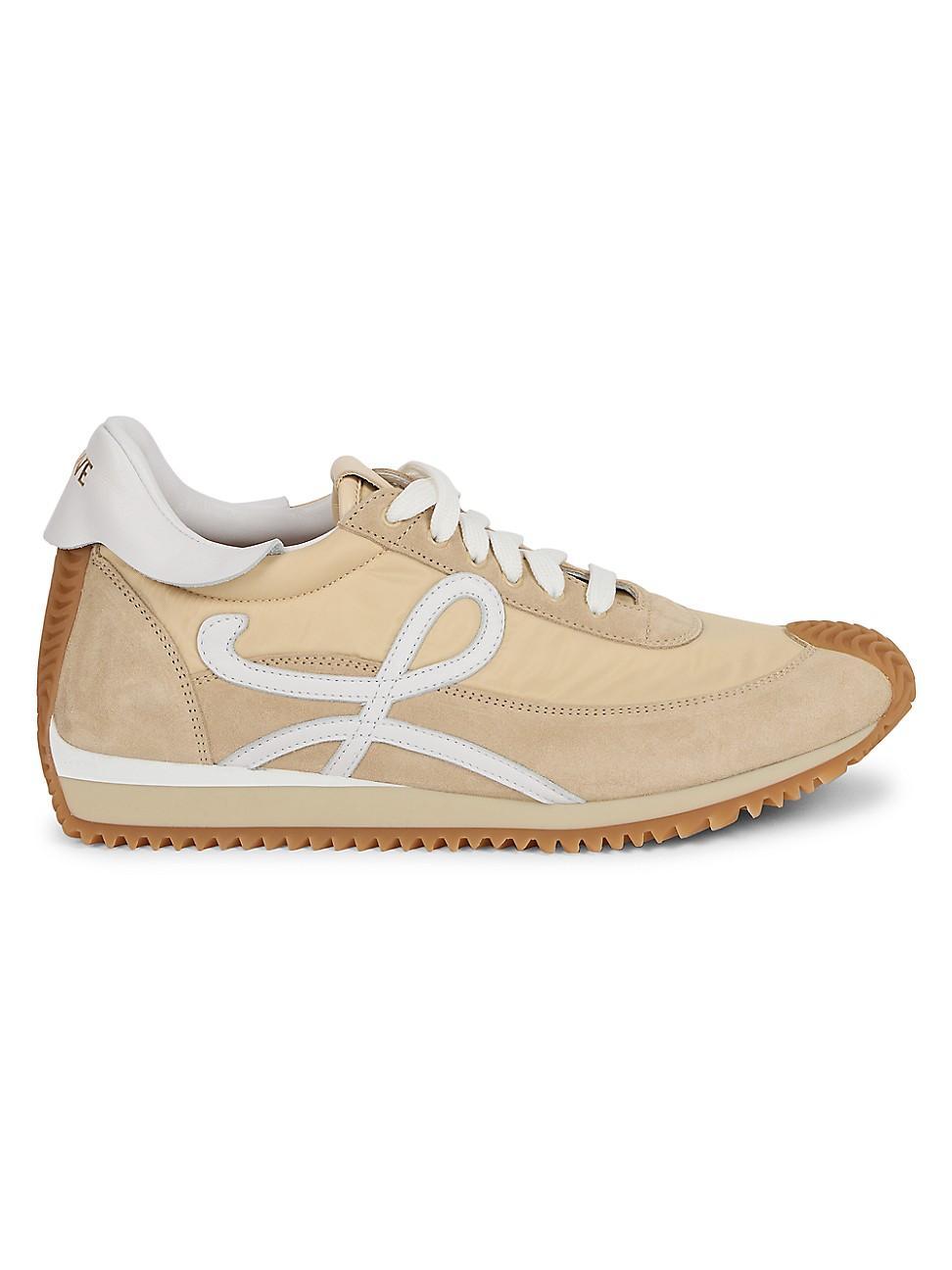 Womens LOEWE x Paulas Ibiza Flow Runner Suede Sneakers Product Image