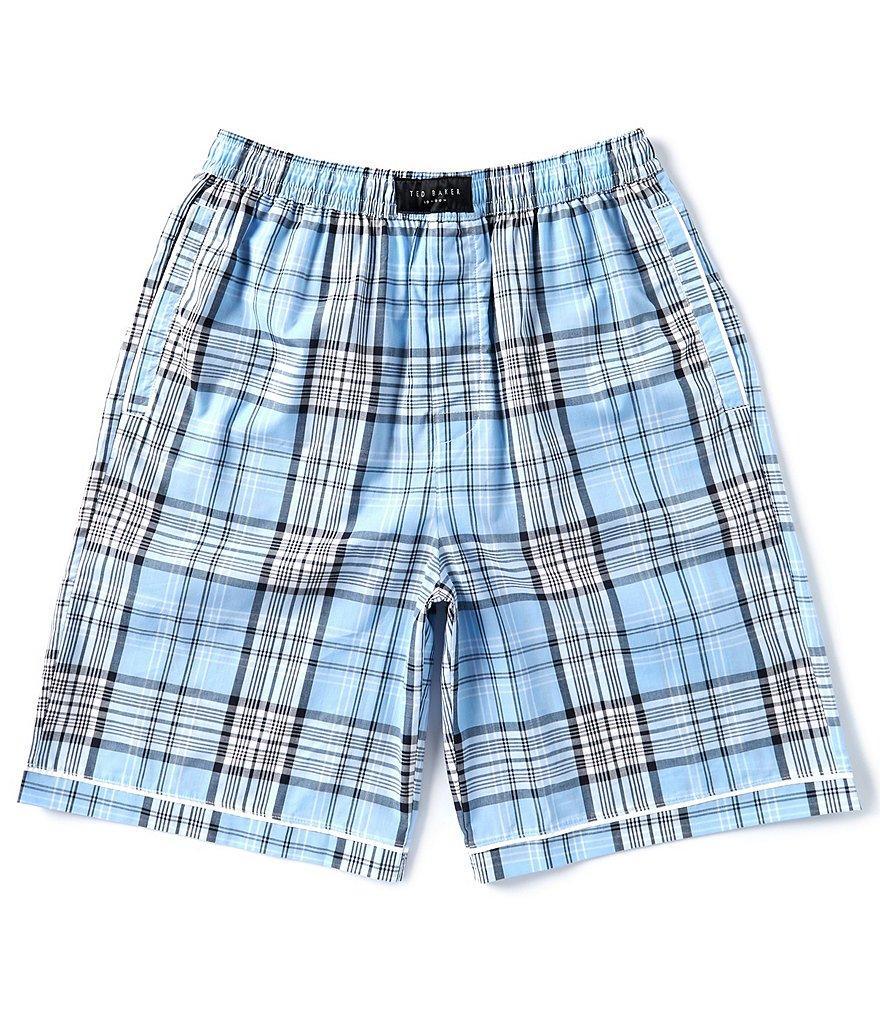 Ted Baker London Core Classic Jam Plaid 9#double; Inseam Sleep Shorts Product Image