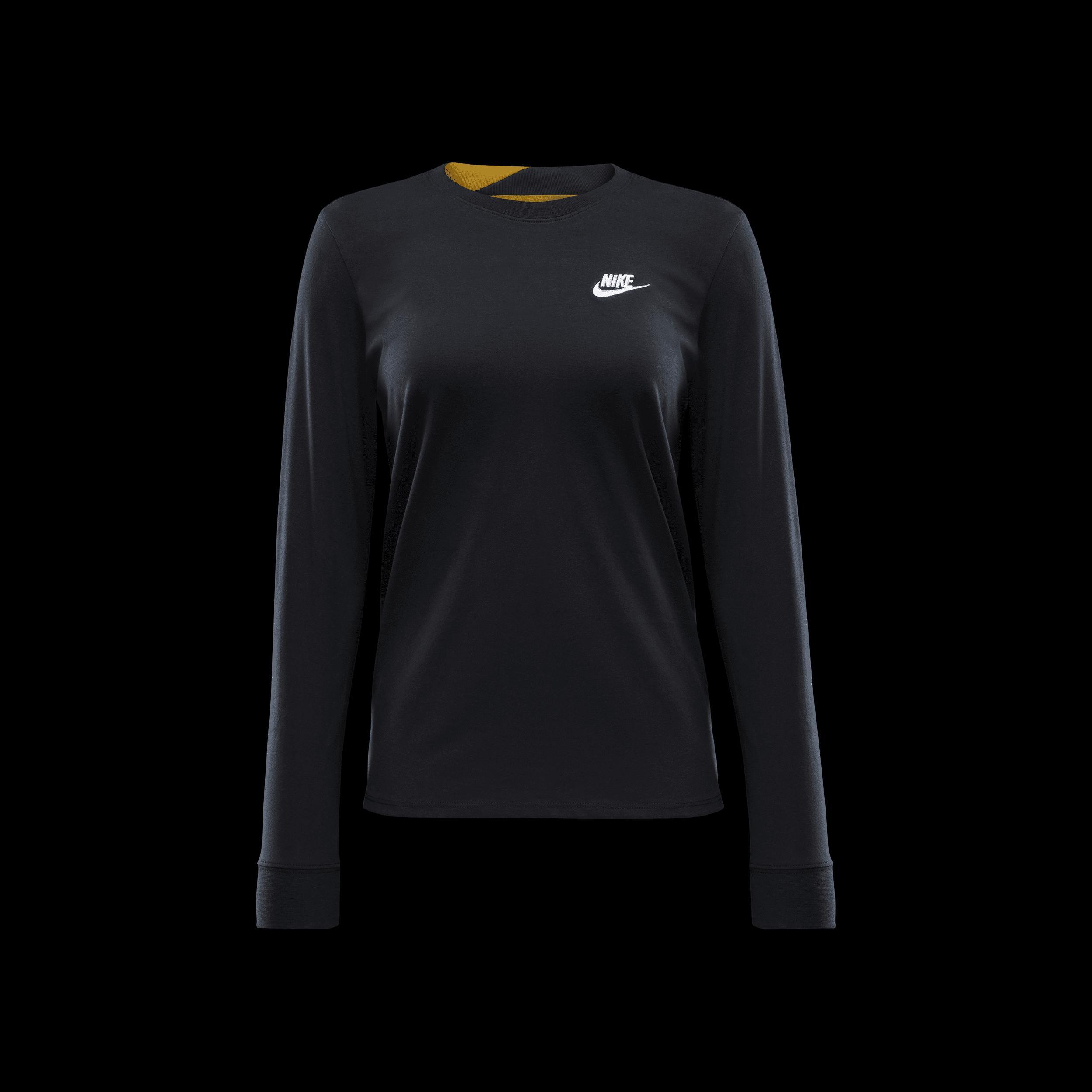 Womens Nike Sportswear Club Long-Sleeve T-Shirt Product Image