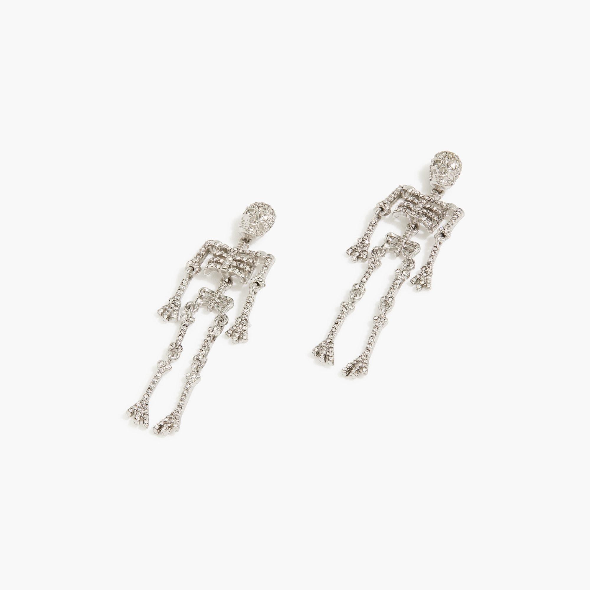 Skeleton statement earrings Product Image