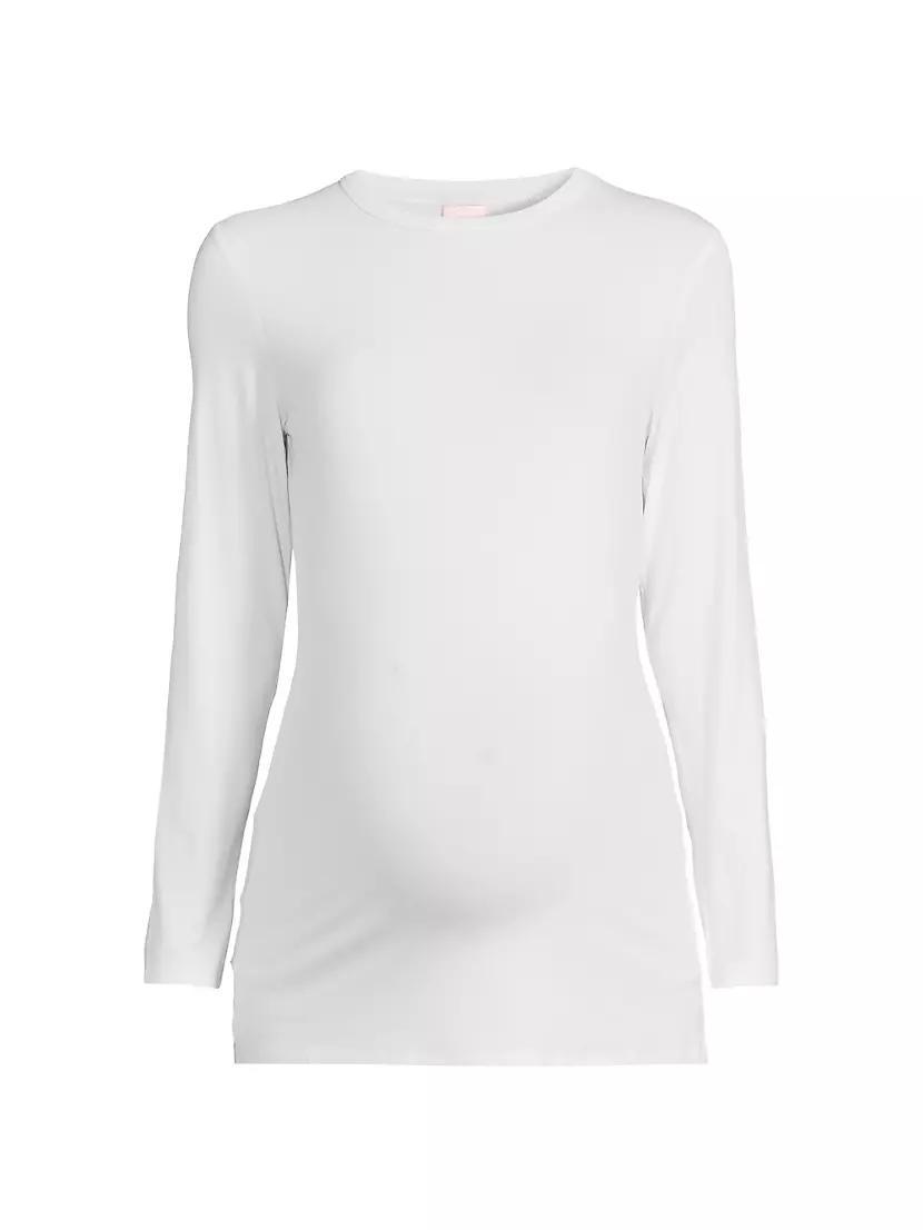 Liv Long-Sleeve Crewneck T-Shirt Product Image