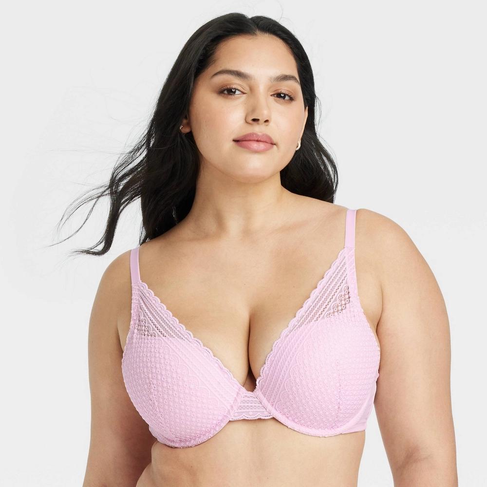 Womens Plunge Push-Up Bra - Auden Palatial 34A Product Image