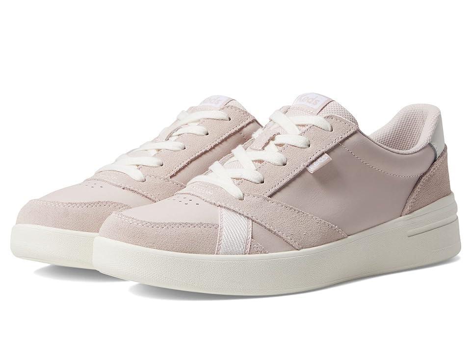 Keds The Court Leather/Suede (Light /White) Women's Shoes Product Image