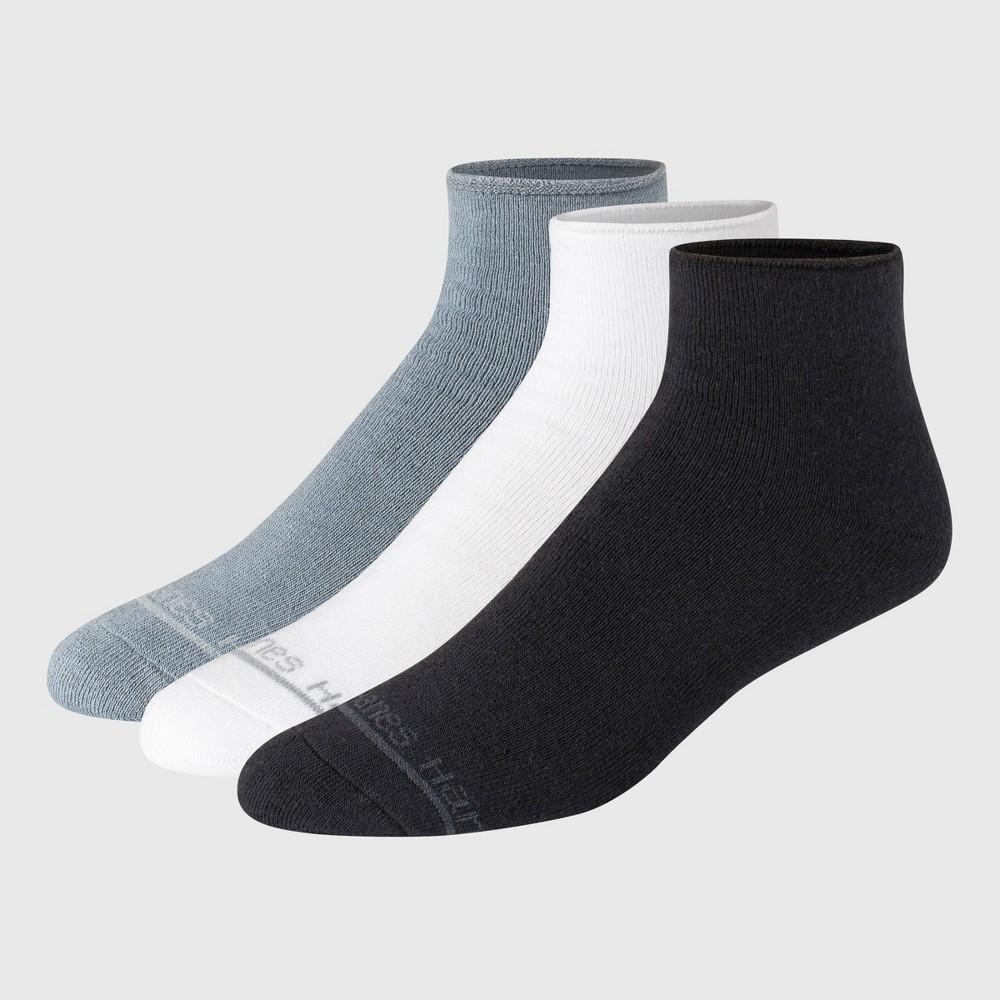 Hanes Originals Premium Mens SuperSoft Ankle Socks 3pk 6-12 Product Image