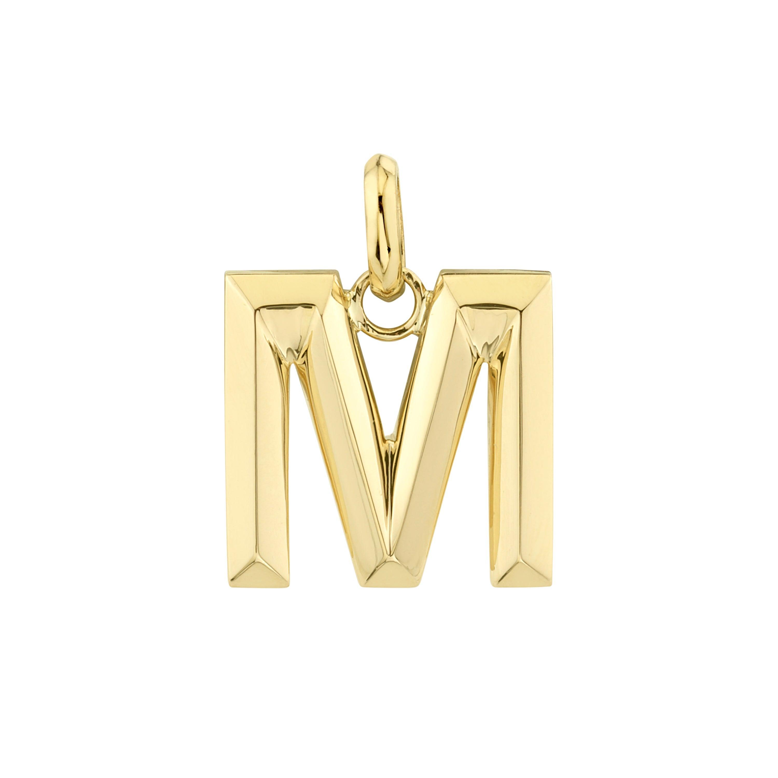 READY TO SHIP GOLD LETTER PENDANT Product Image