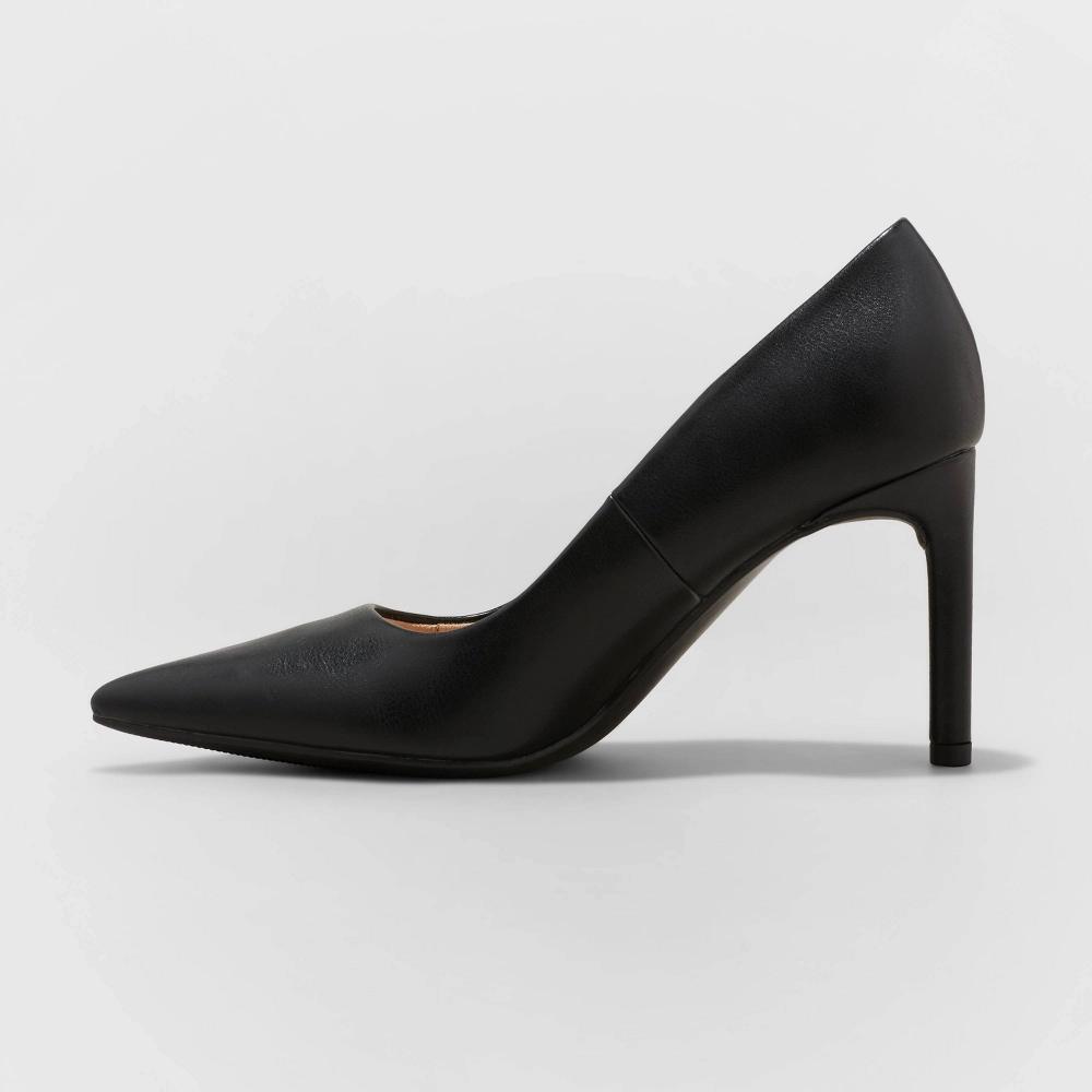 Womens Tara Pointed Toe Wide Width Pumps - A New Day Product Image