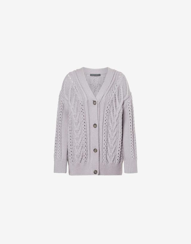 Oversized wool cardigan Product Image