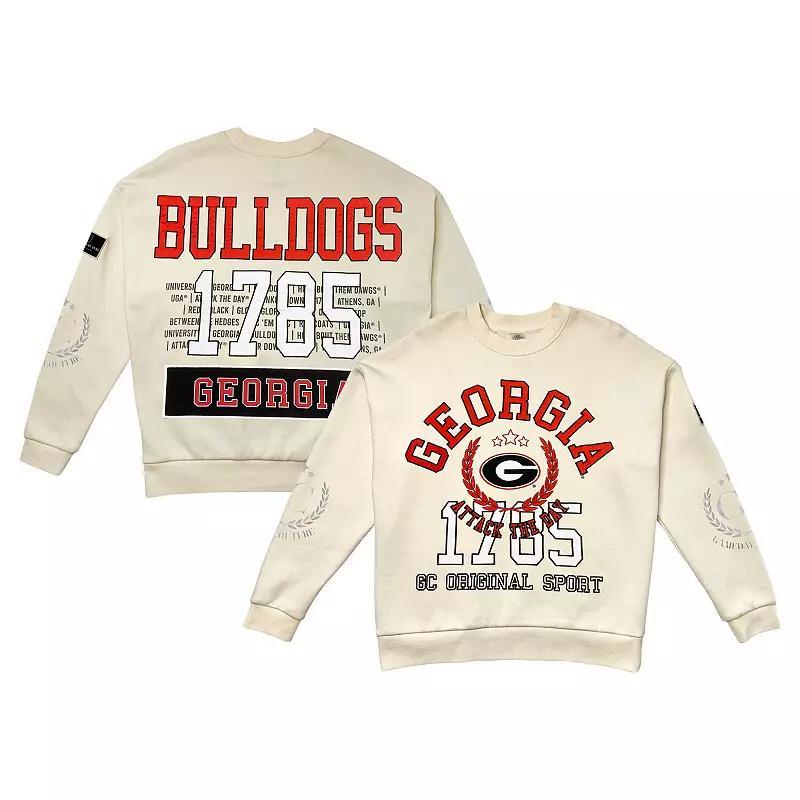 Womens Gameday Couture Cream Georgia Bulldogs Slay Pullover Sweatshirt Product Image