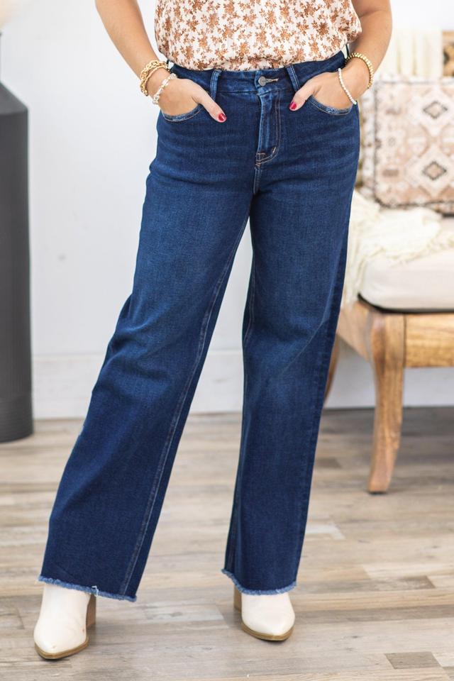 Mica Stretch Super High Rise Wide Leg Jeans Product Image