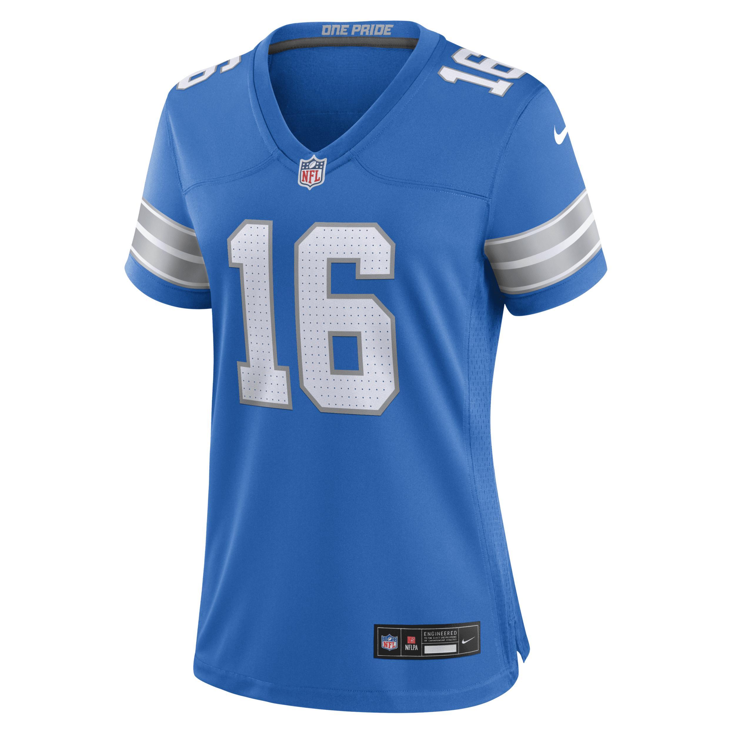 Jared Goff Detroit Lions Nike Womens NFL Game Football Jersey Product Image