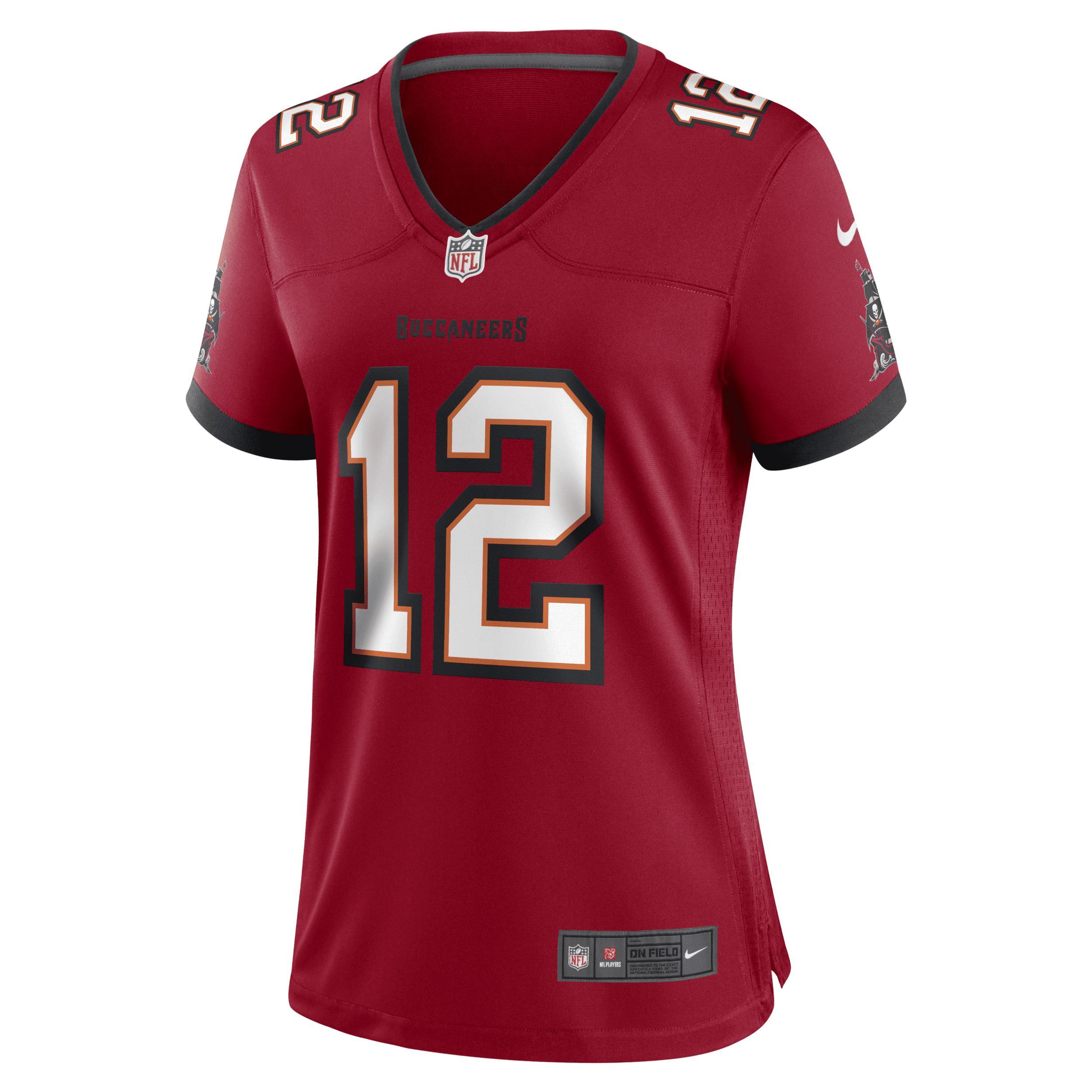 Nike Womens Tom Brady Nike Buccaneers Game Player Jersey - Womens Red Product Image