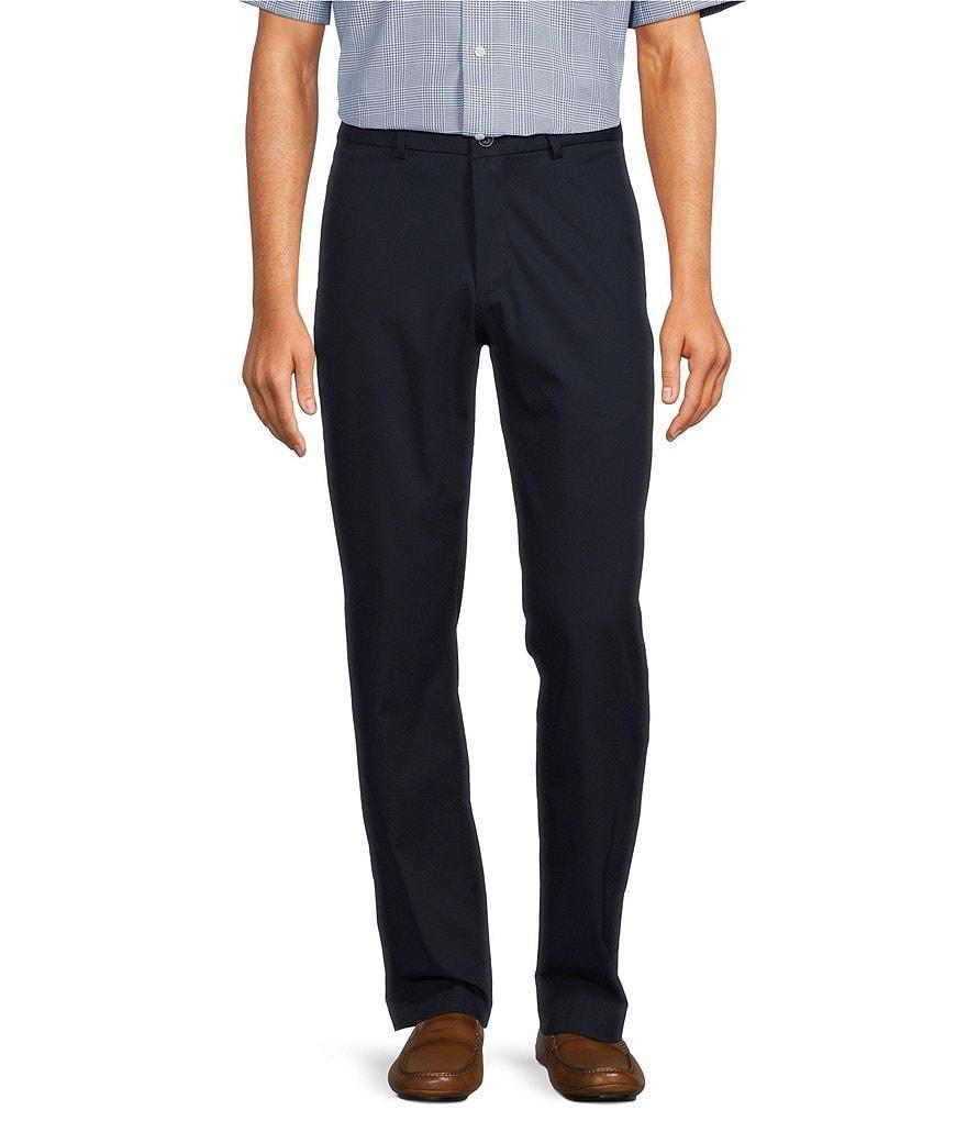 Roundtree & Yorke Andrew Classic Straight Fit Flat Front Luxury Chino Pants Product Image