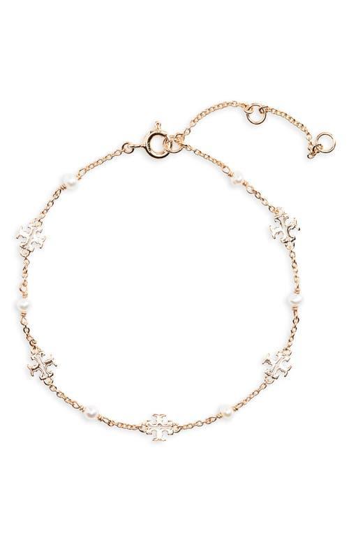 Womens Kira 18K-Gold-Plated & Cultured Pearl Bracelet Product Image