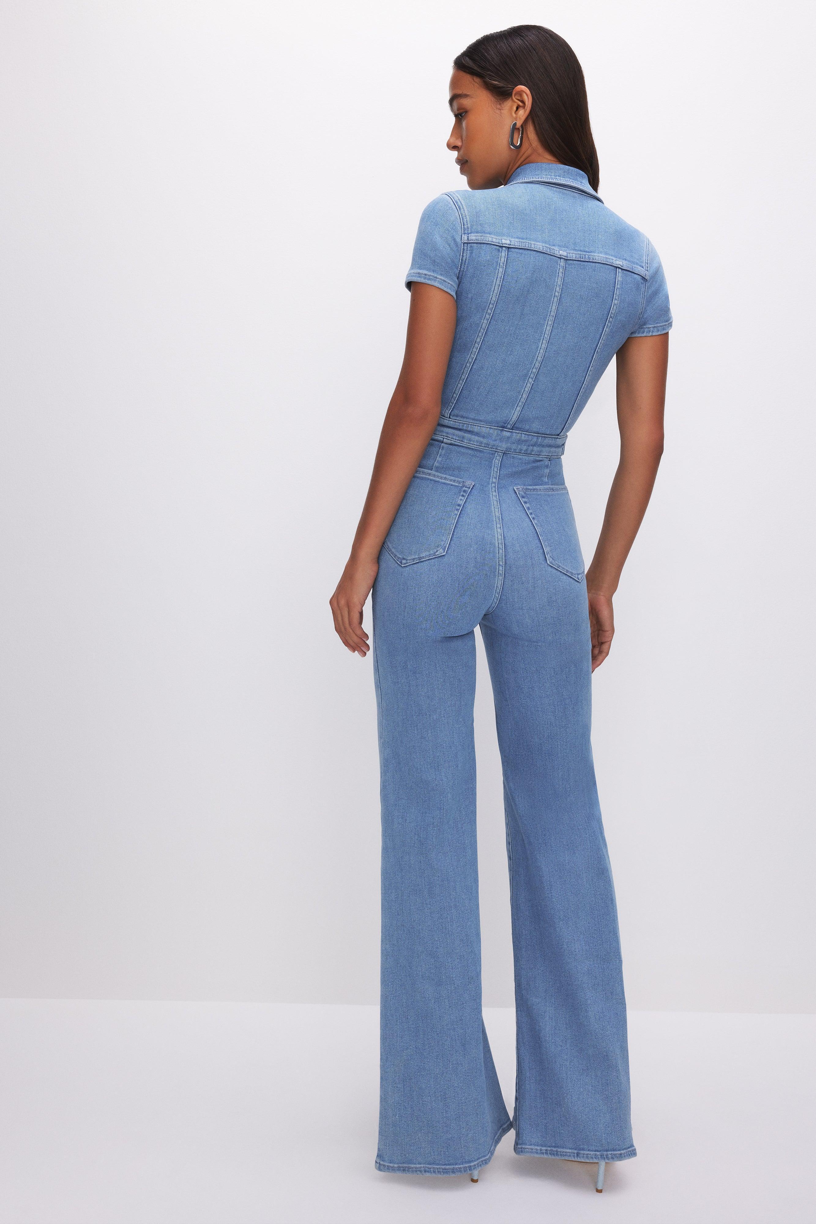 FIT FOR SUCCESS PALAZZO JUMPSUIT | BLUE274 Product Image