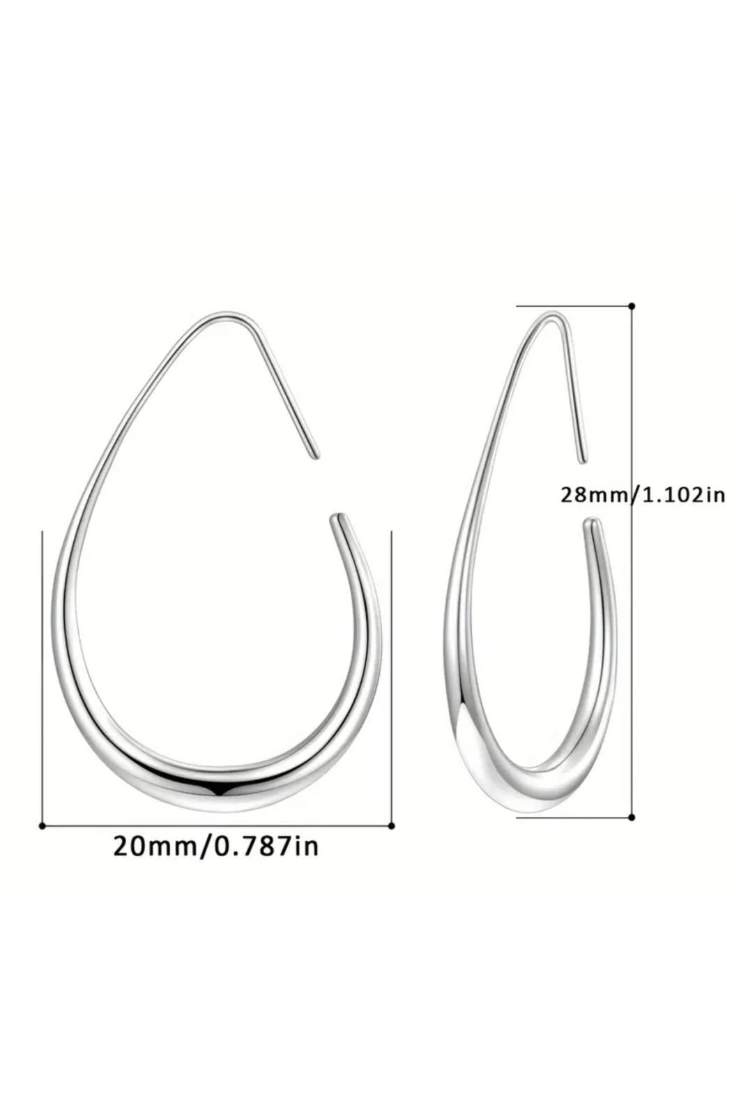 Tear Drop Earrings Product Image