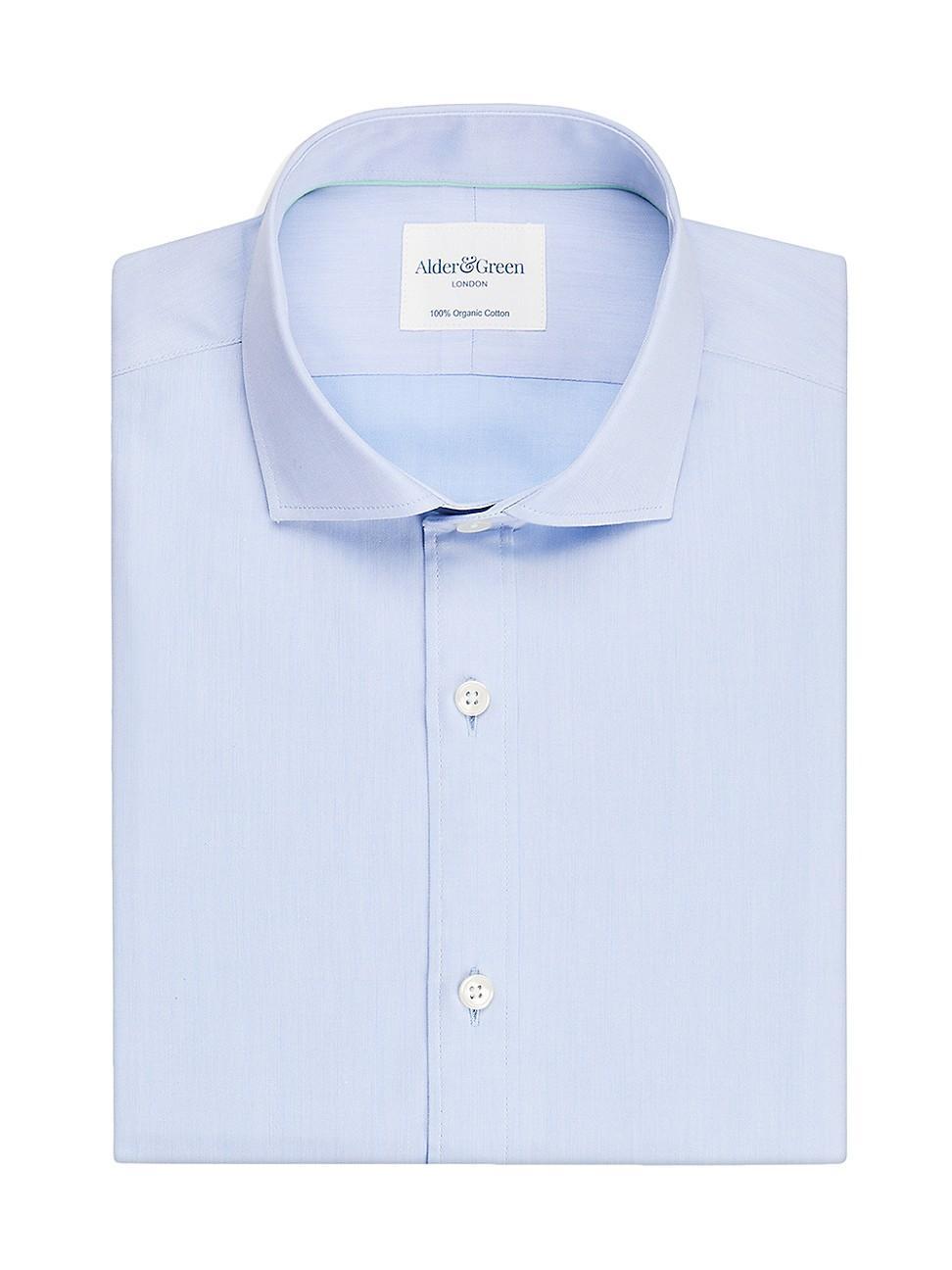 Mens Cotton Slim-Fit Dress Shirt Product Image