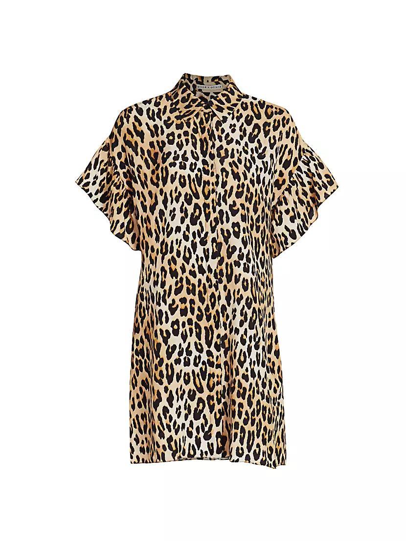 Jude Tunic Leopard Shirtdress Product Image