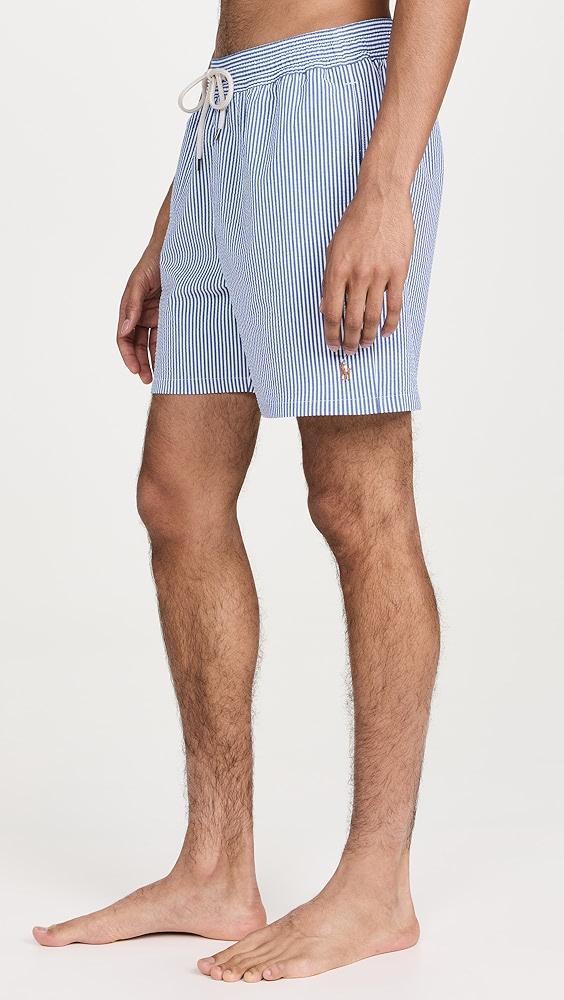 Polo Ralph Lauren Traveler Seersucker Swim Trunks | Shopbop Product Image