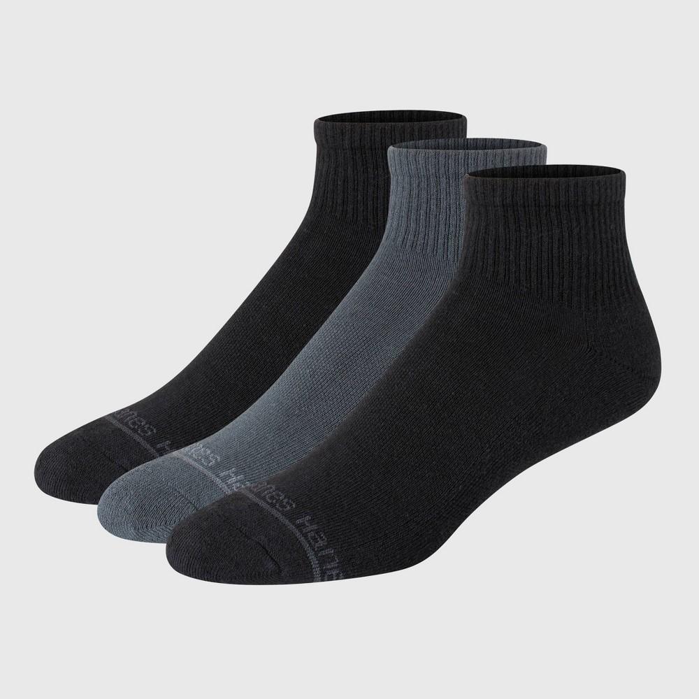 Hanes Originals Premium Mens SuperSoft Ankle Socks 3pk 6-12 Product Image