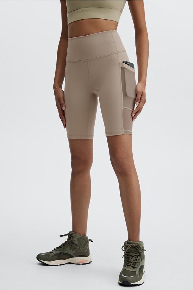 Fabletics On-the-Go High-Waisted 9 Short Womens Smoke Size XS Product Image