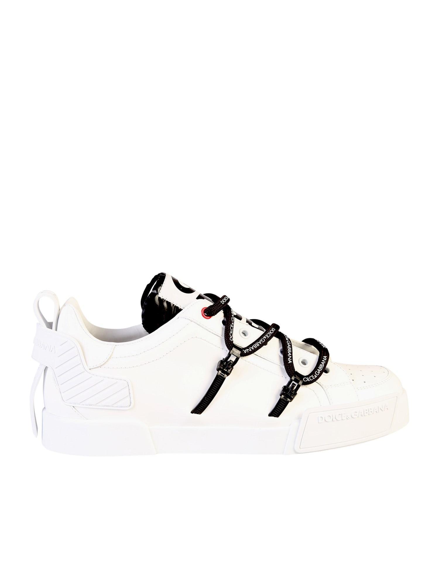 Branded Sneakers In White Product Image