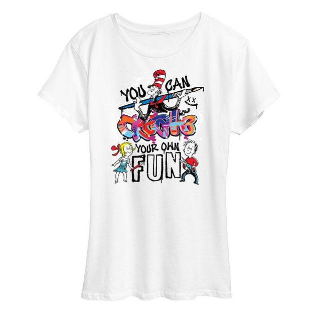 Womens Dr. Seuss Create Your Own Fun Graphic Tee Product Image