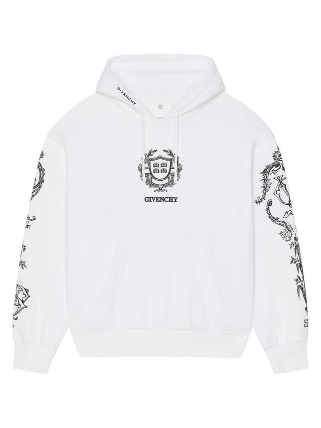 Mens Crest Boxy Fit Hoodie In Fleece Product Image