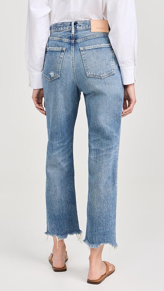 MOUSSY VINTAGE MV Mabel Wide Straight Jeans | Shopbop Product Image