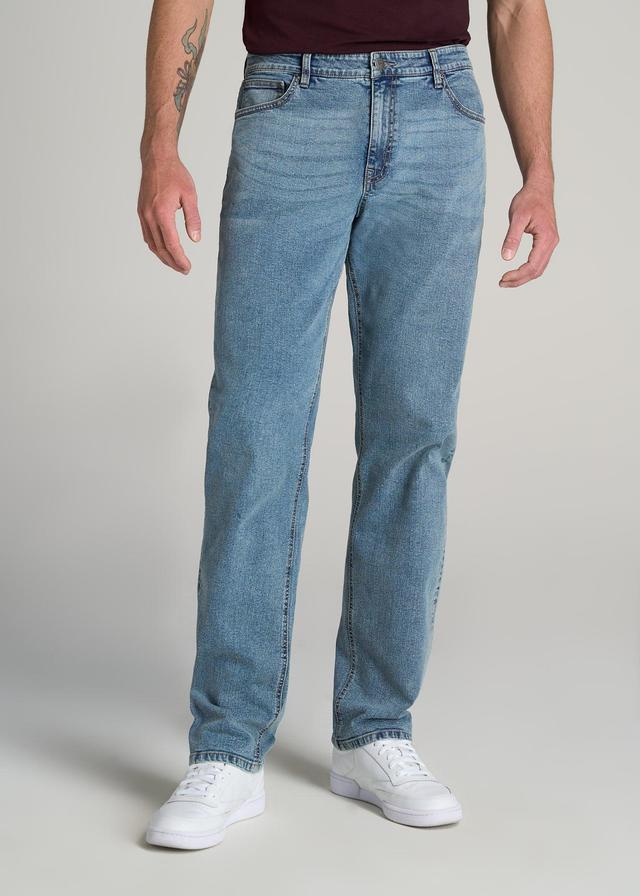 Mason RELAXED Jeans for Tall Men in Vintage Faded Blue Male Product Image