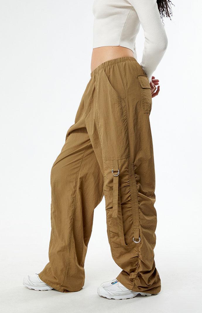 Womens Ruched Low Rise Pull-On Pants Product Image