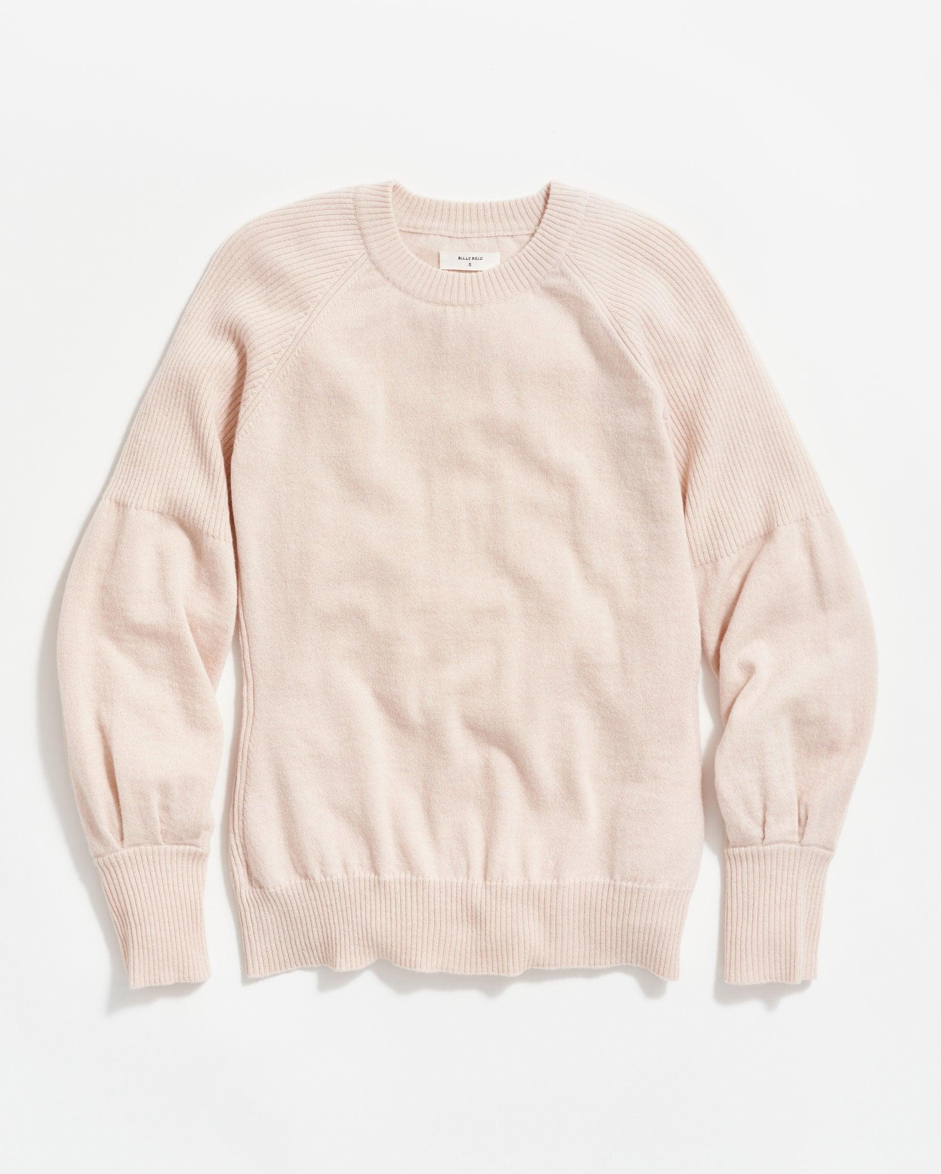 BALLOON SLEEVE CREW SWEATER Product Image