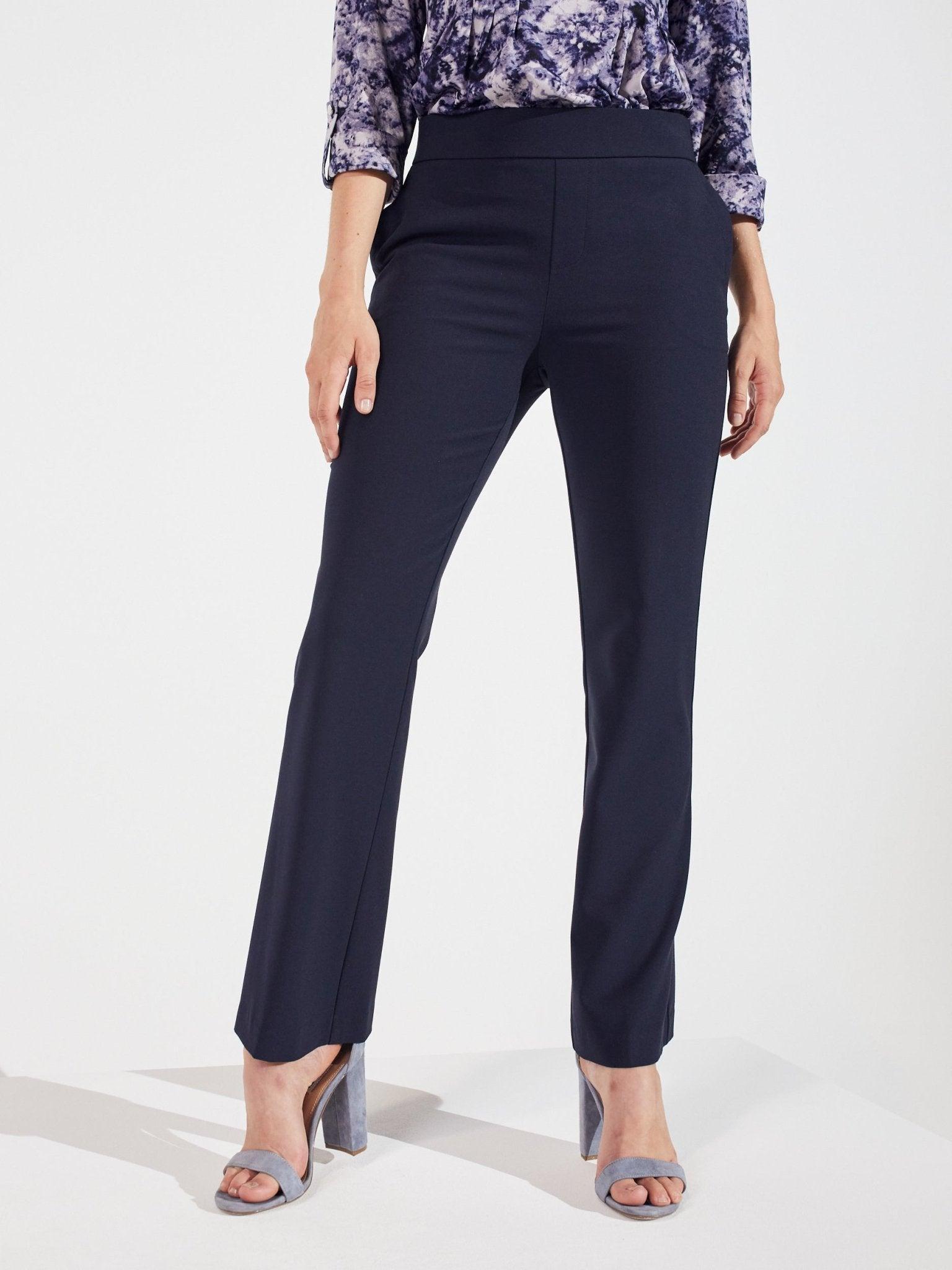 Roz & Ali Secret Agent Slight Bootcut Pants - Petite Product Image