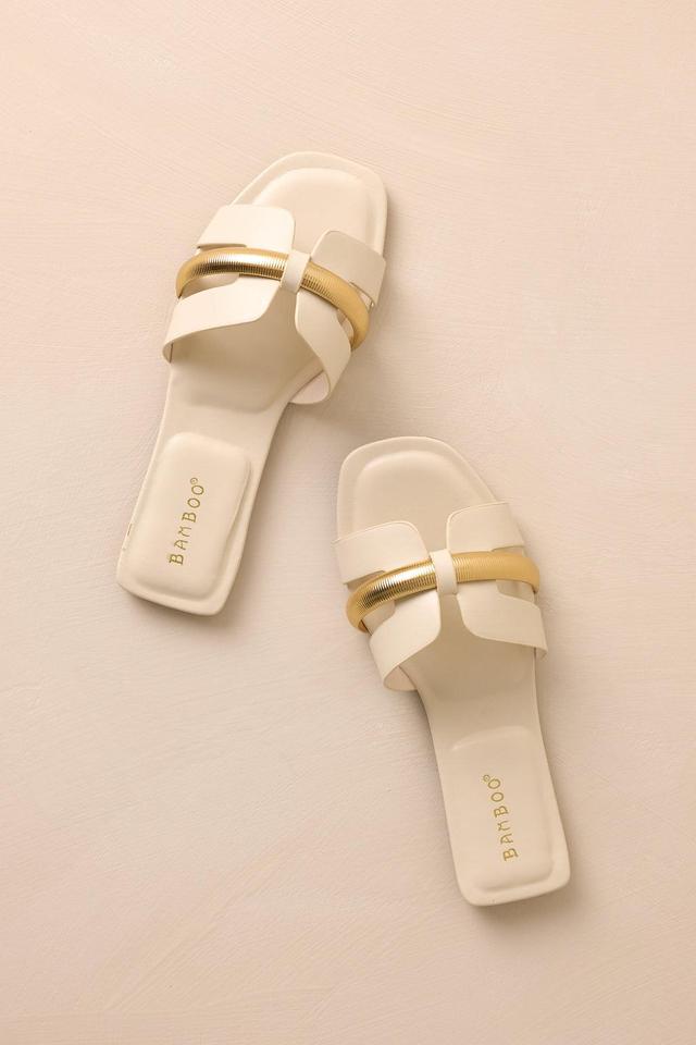 Easy Wander Ivory Sandals Product Image