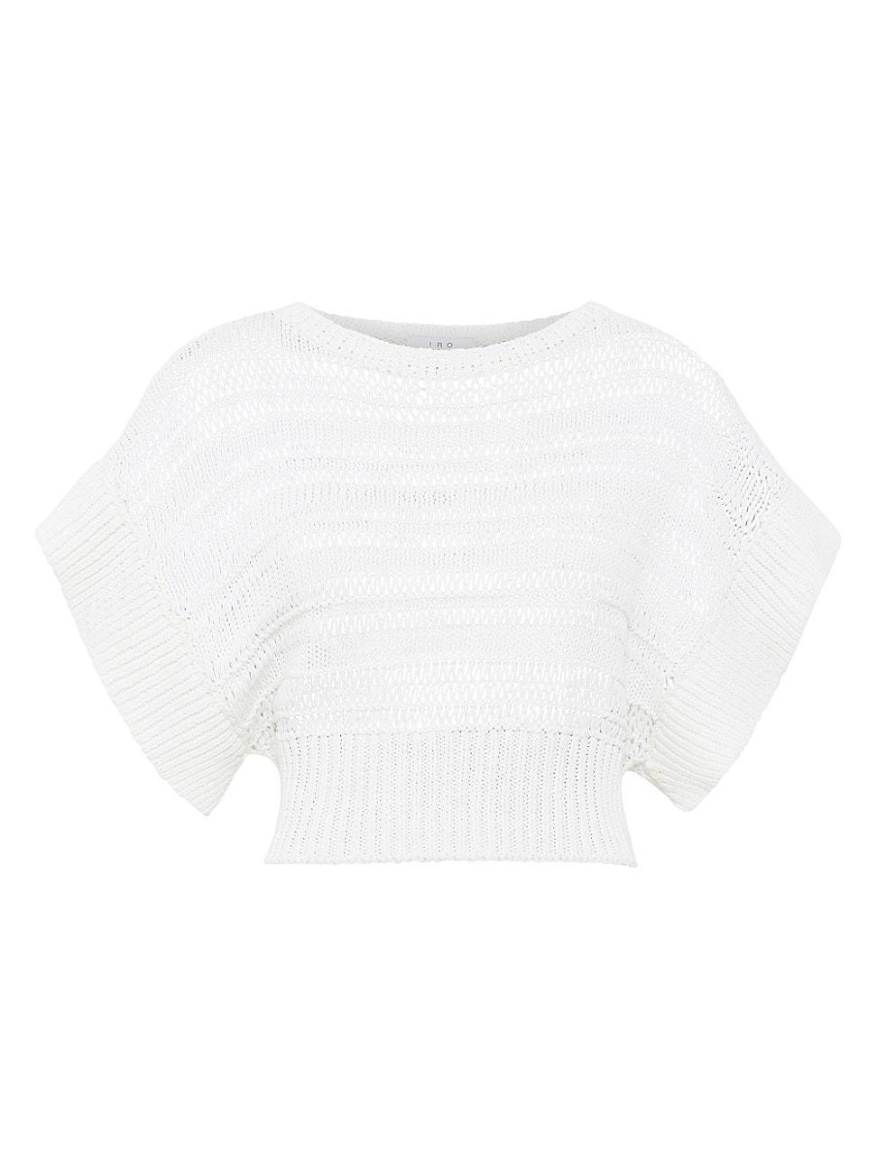 Womens Ouzna Ruffled Sleeveless Sweater Product Image