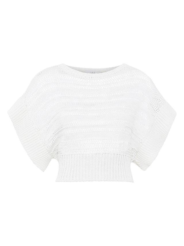 Womens Ouzna Ruffled Sleeveless Sweater Product Image