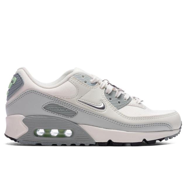 Women's Air Max 90 SE - Sail/Metallic Silver/Sea Glass Female Product Image