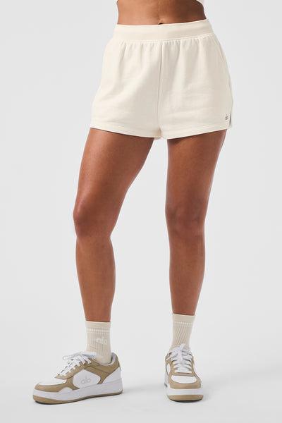 Low Key Sweat Short - Ivory Female Product Image