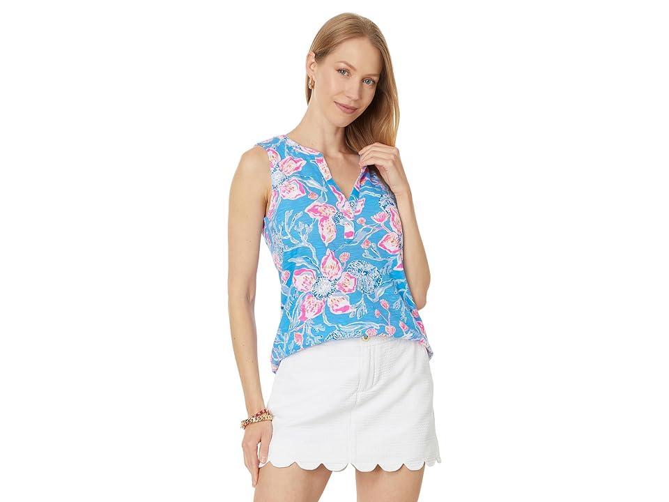 Lilly Pulitzer Dev Knit Top (Multi Bahamian Rhapsody) Women's Clothing Product Image