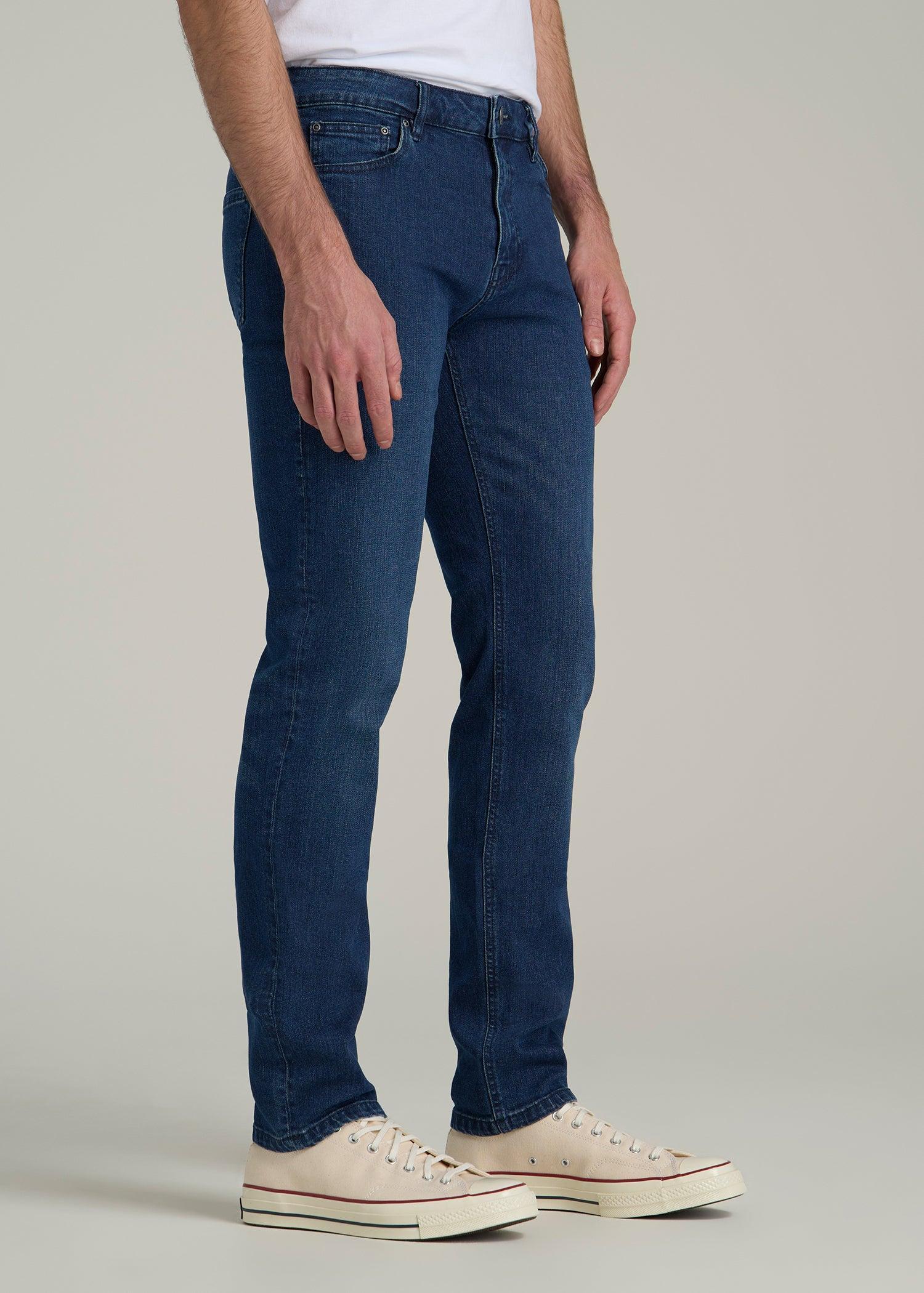 Dylan SLIM-FIT Jeans for Tall Men in Atlantic Blue Product Image